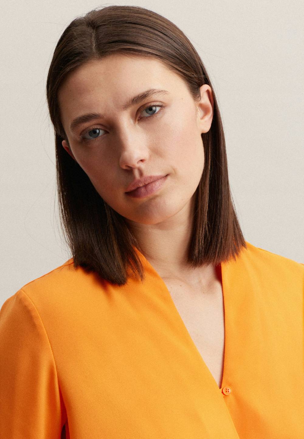 Studio Seidensticker Krepp Wickelbluse