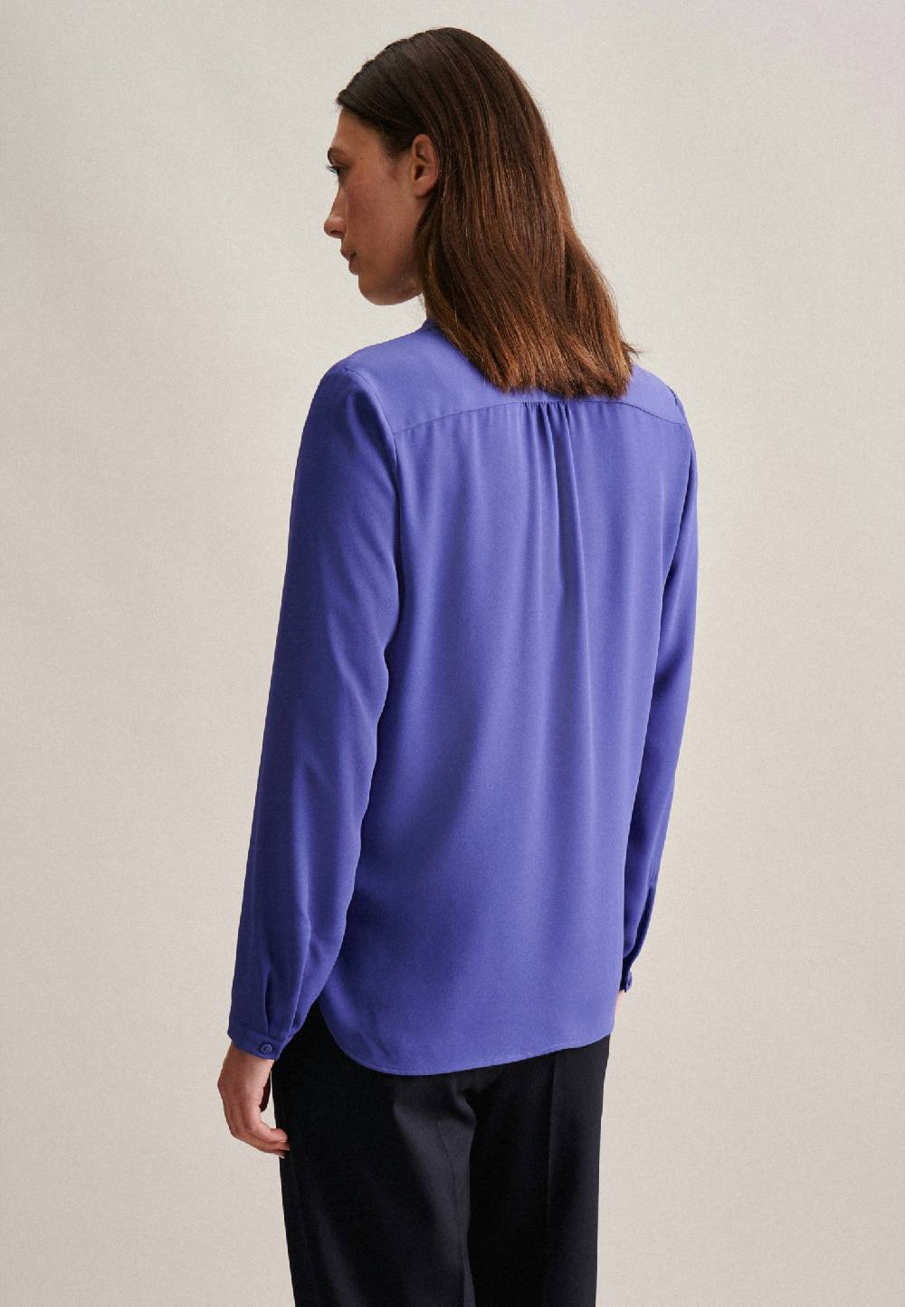 Studio Seidensticker Krepp Wickelbluse