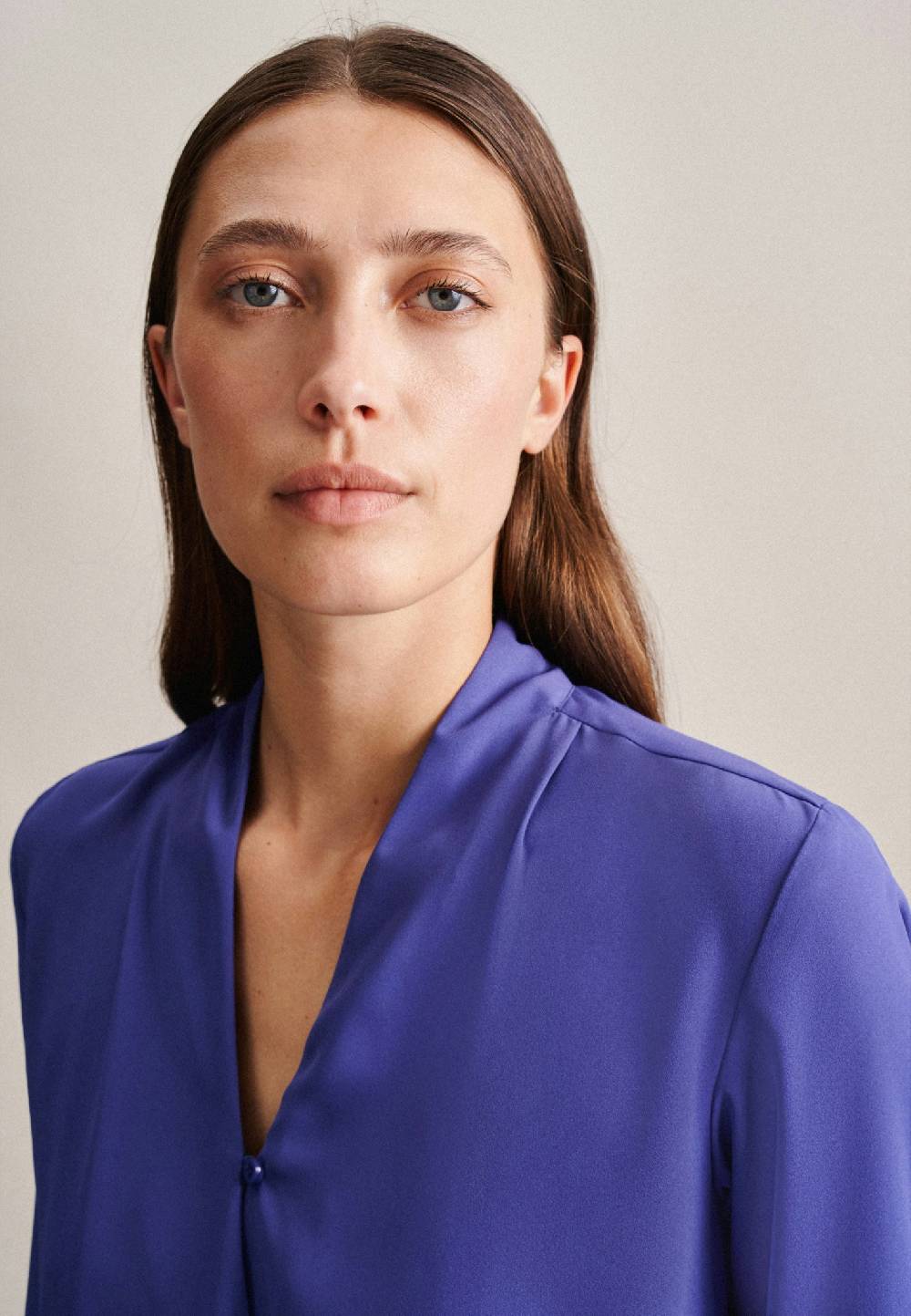 Studio Seidensticker Krepp Wickelbluse