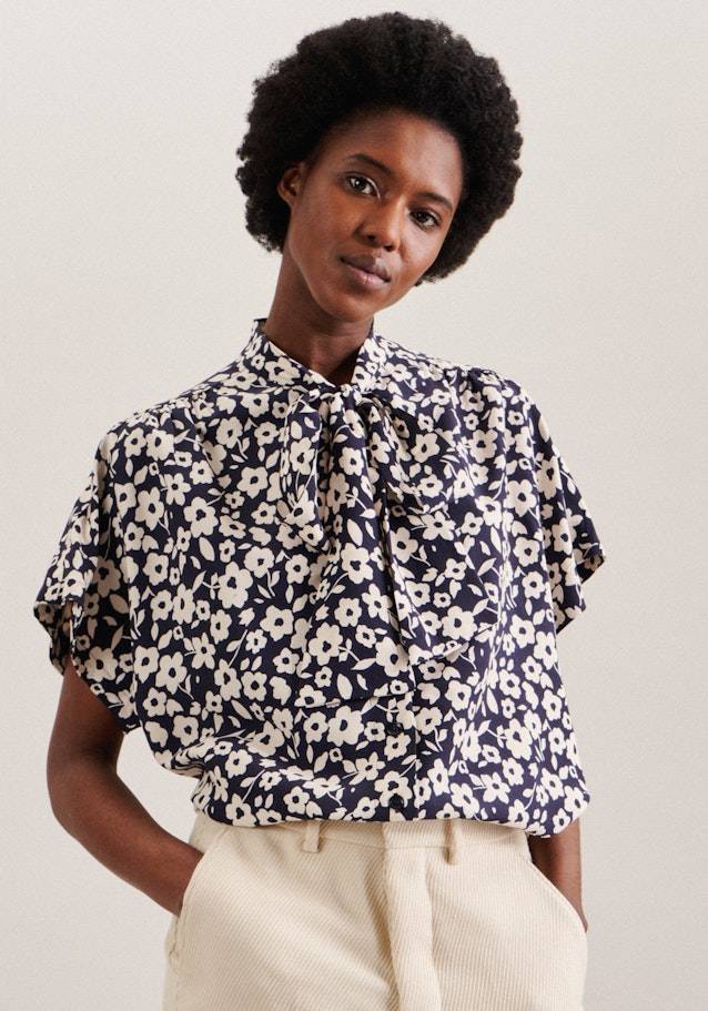 Studio Seidensticker Kurzarm Krepp Schluppenbluse