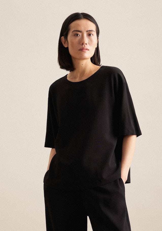 Studio Seidensticker Kurzarm Krepp Shirt