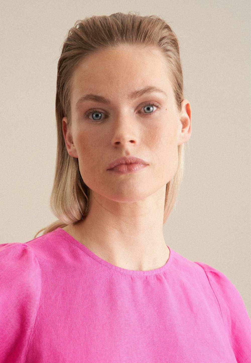 Studio Seidensticker Kurzarm Leinen Shirtbluse