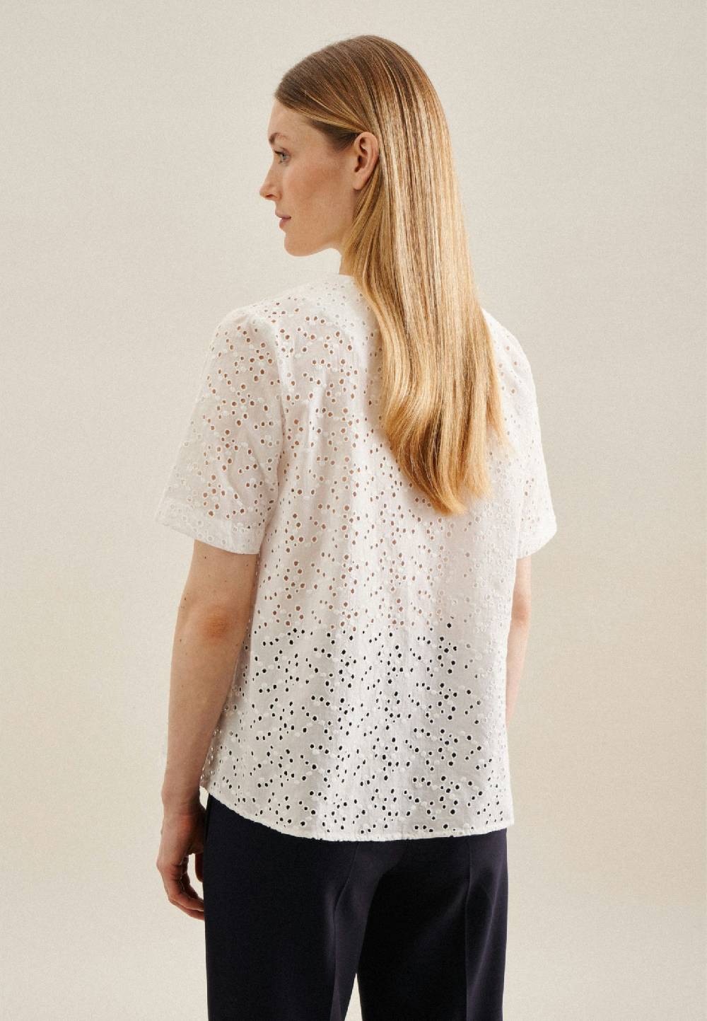 Studio Seidensticker Kurzarm Voile Shirt