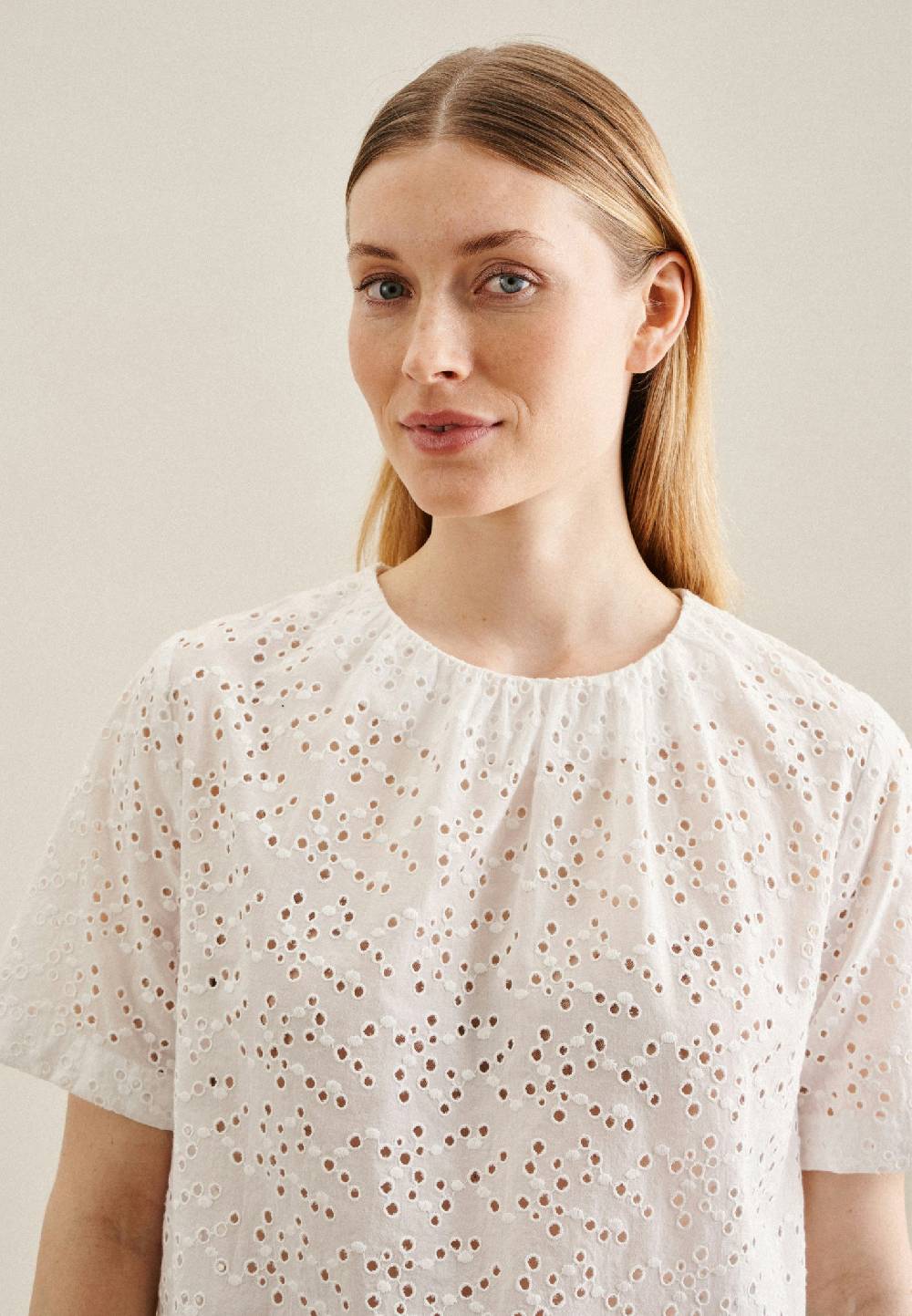 Studio Seidensticker Kurzarm Voile Shirt