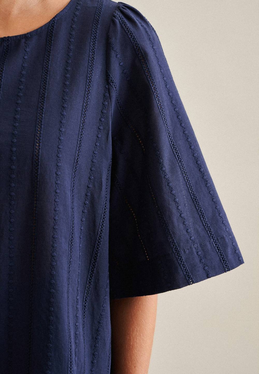 Studio Seidensticker Kurzarm Voile Shirtbluse