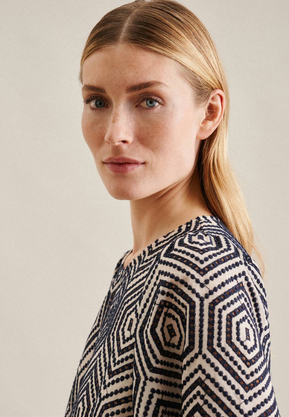 Studio Seidensticker Kurzarm Voile Shirtbluse