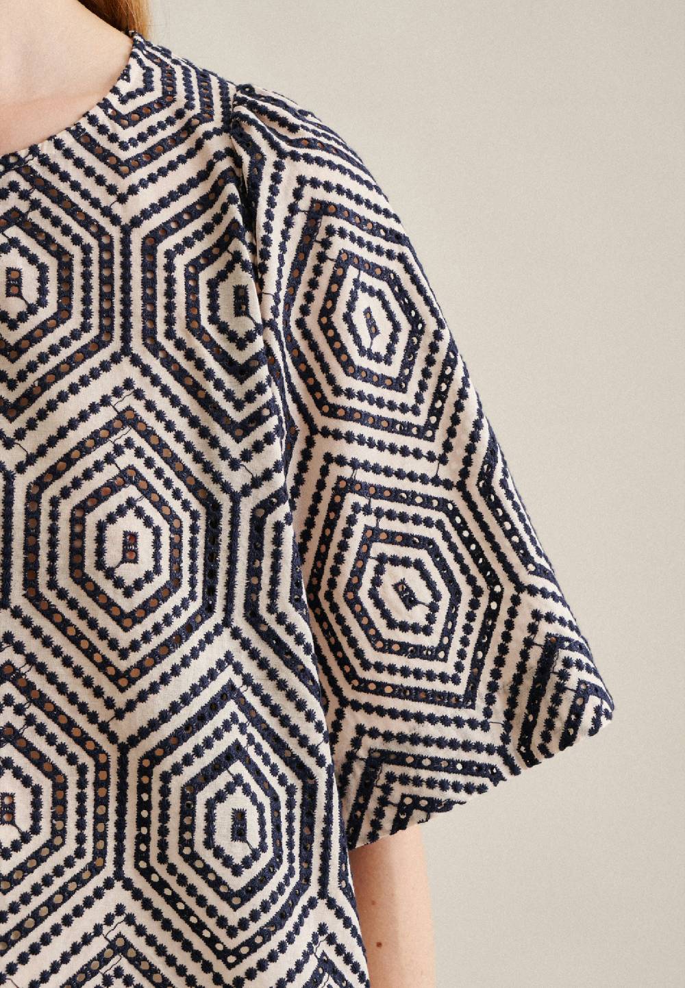 Studio Seidensticker Kurzarm Voile Shirtbluse