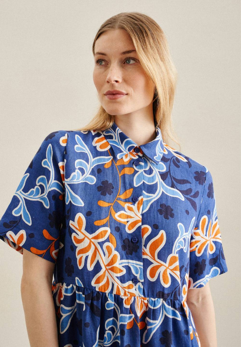 Studio Seidensticker Leinen Maxi Kleid