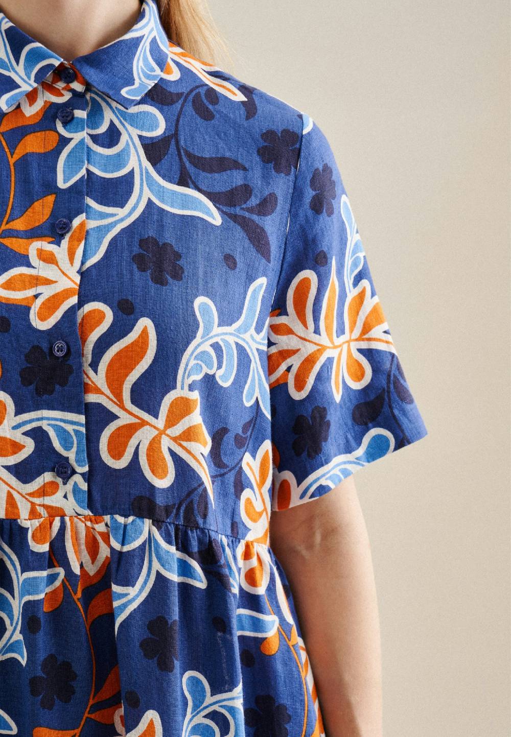 Studio Seidensticker Leinen Maxi Kleid