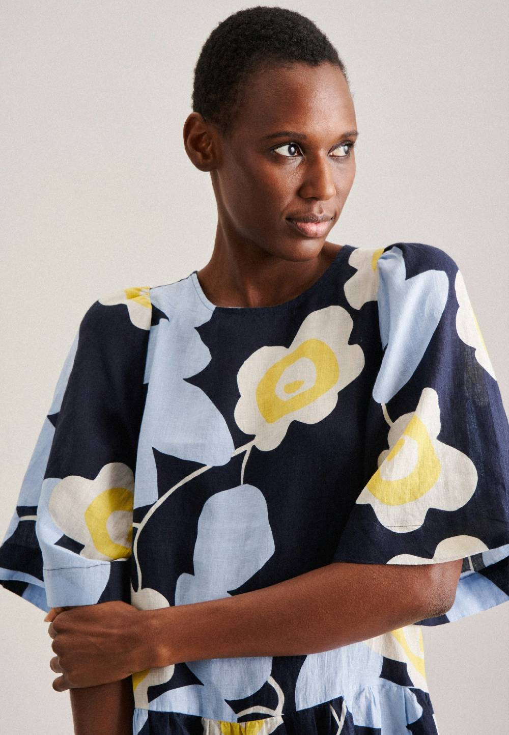 Studio Seidensticker Leinen Midi Kleid