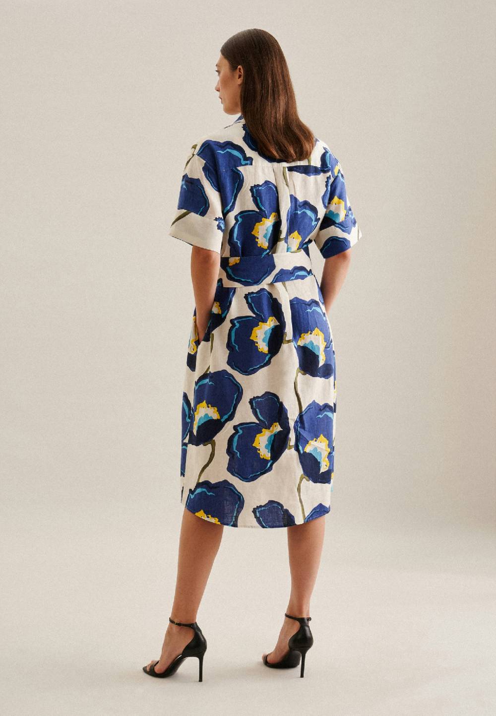 Studio Seidensticker Leinen Midi Kleid