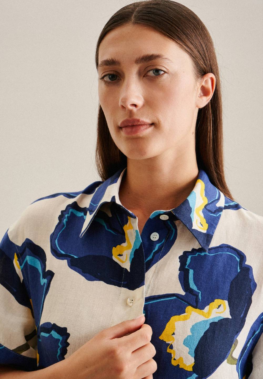 Studio Seidensticker Leinen Midi Kleid