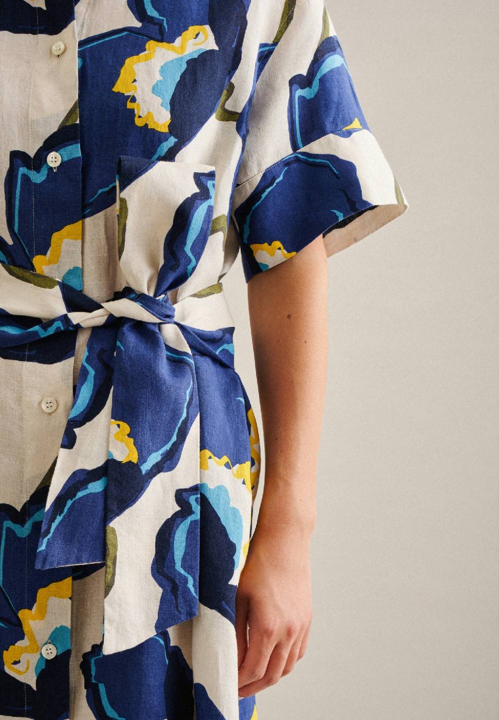 Studio Seidensticker Leinen Midi Kleid