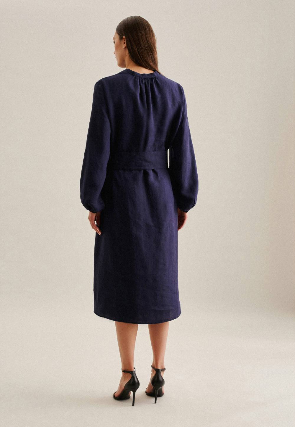 Studio Seidensticker Leinen Midi Kleid