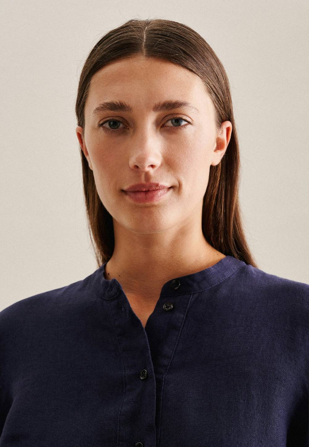 Studio Seidensticker Leinen Midi Kleid