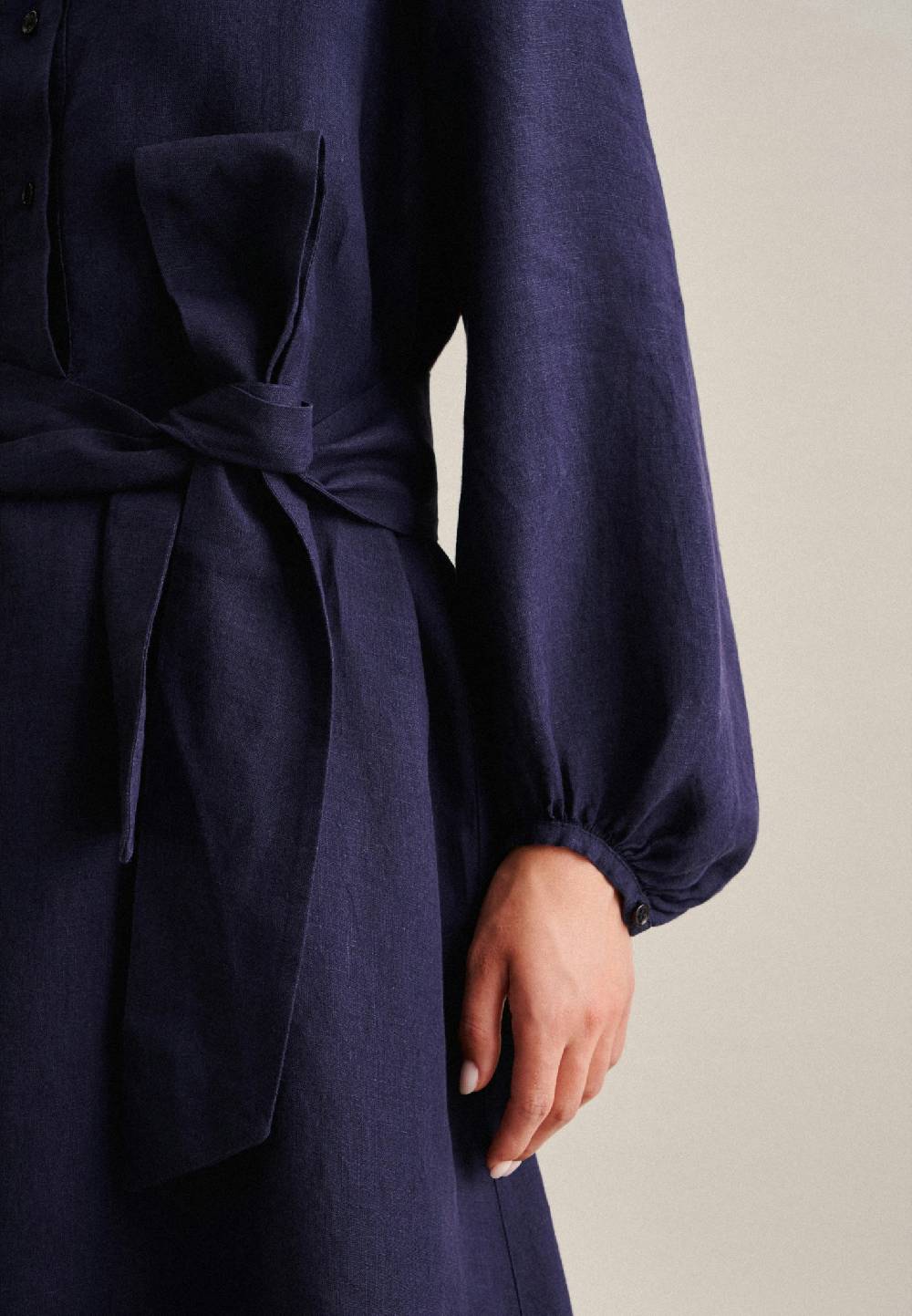 Studio Seidensticker Leinen Midi Kleid