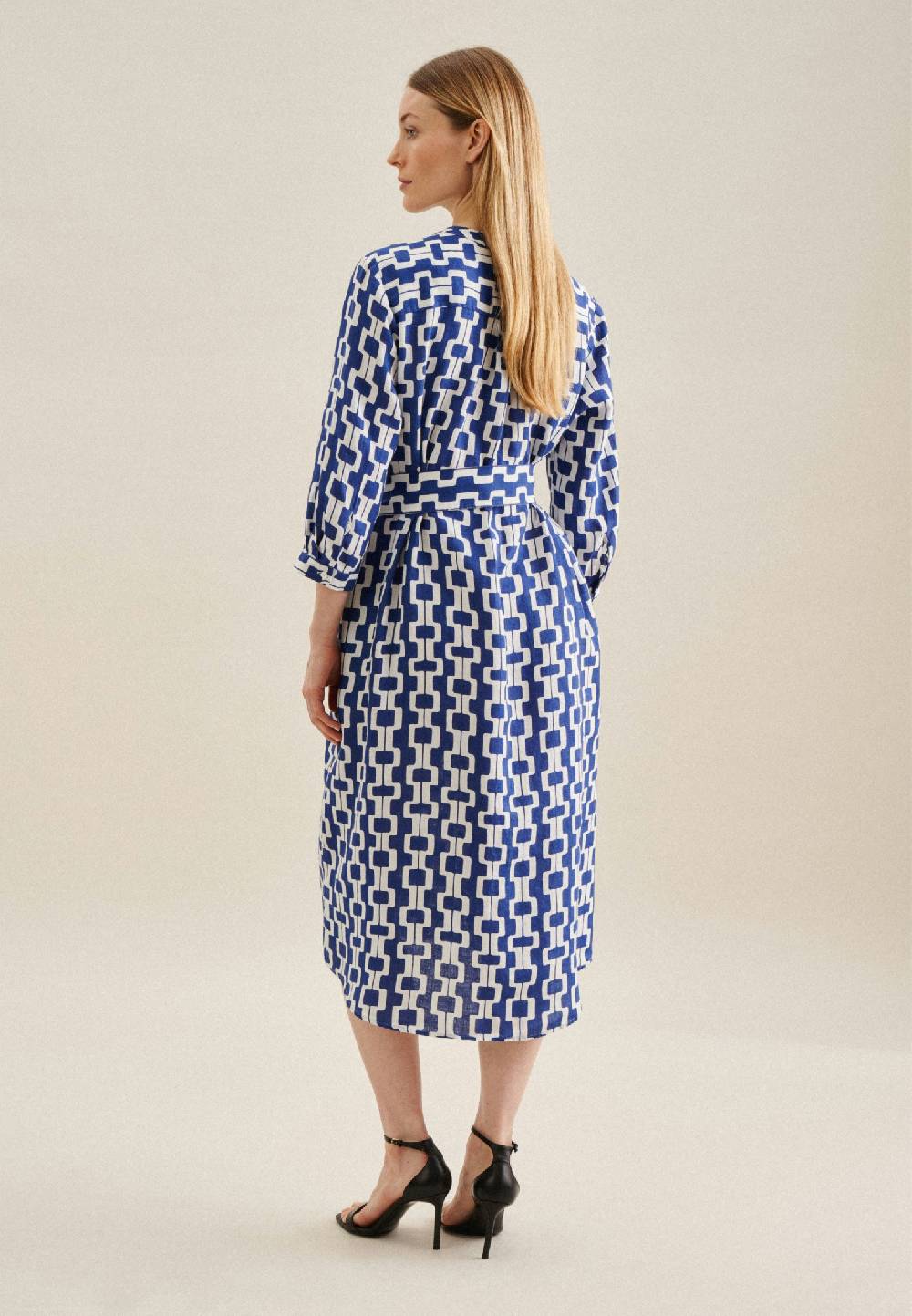 Studio Seidensticker Leinen Midi Kleid