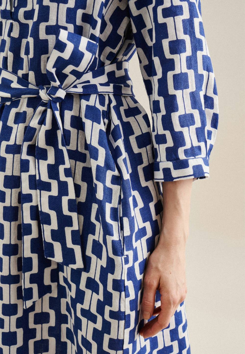 Studio Seidensticker Leinen Midi Kleid