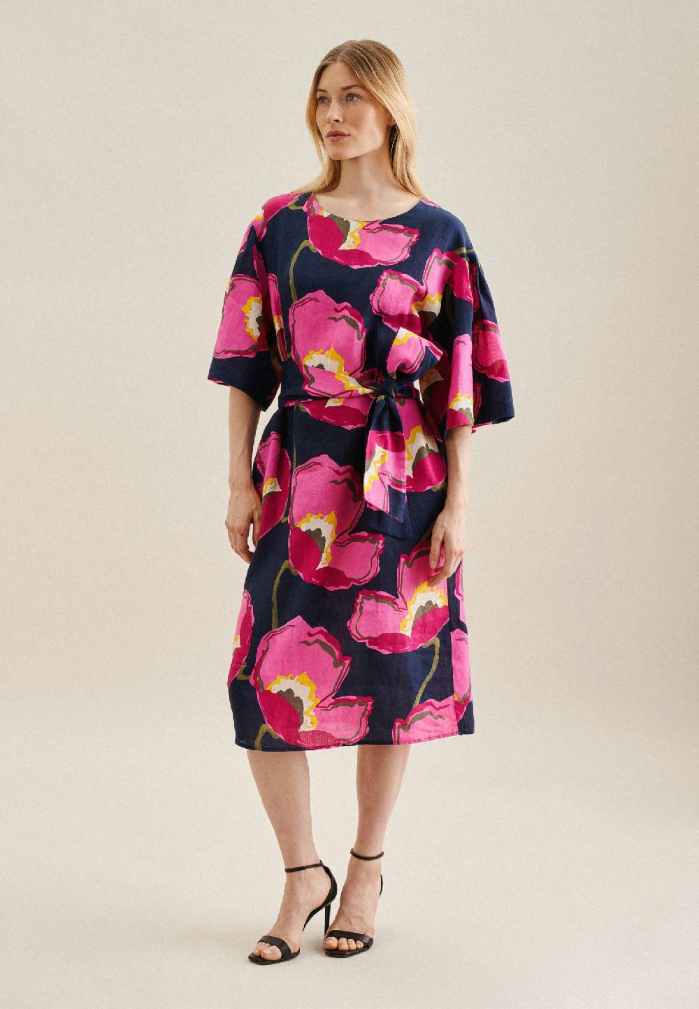 Studio Seidensticker Leinen Midi Kleid