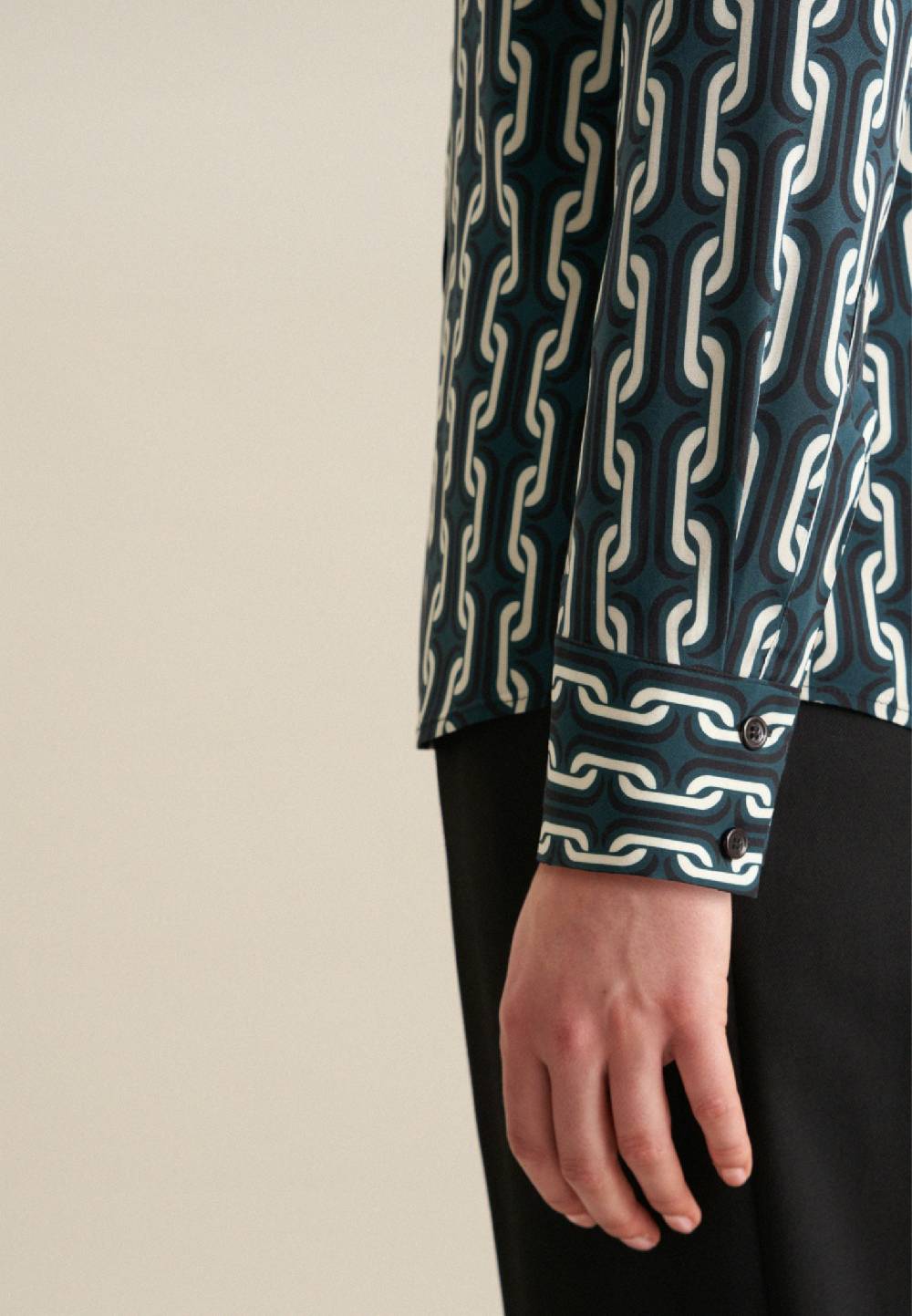 Studio Seidensticker Leinwandbindung Hemdbluse