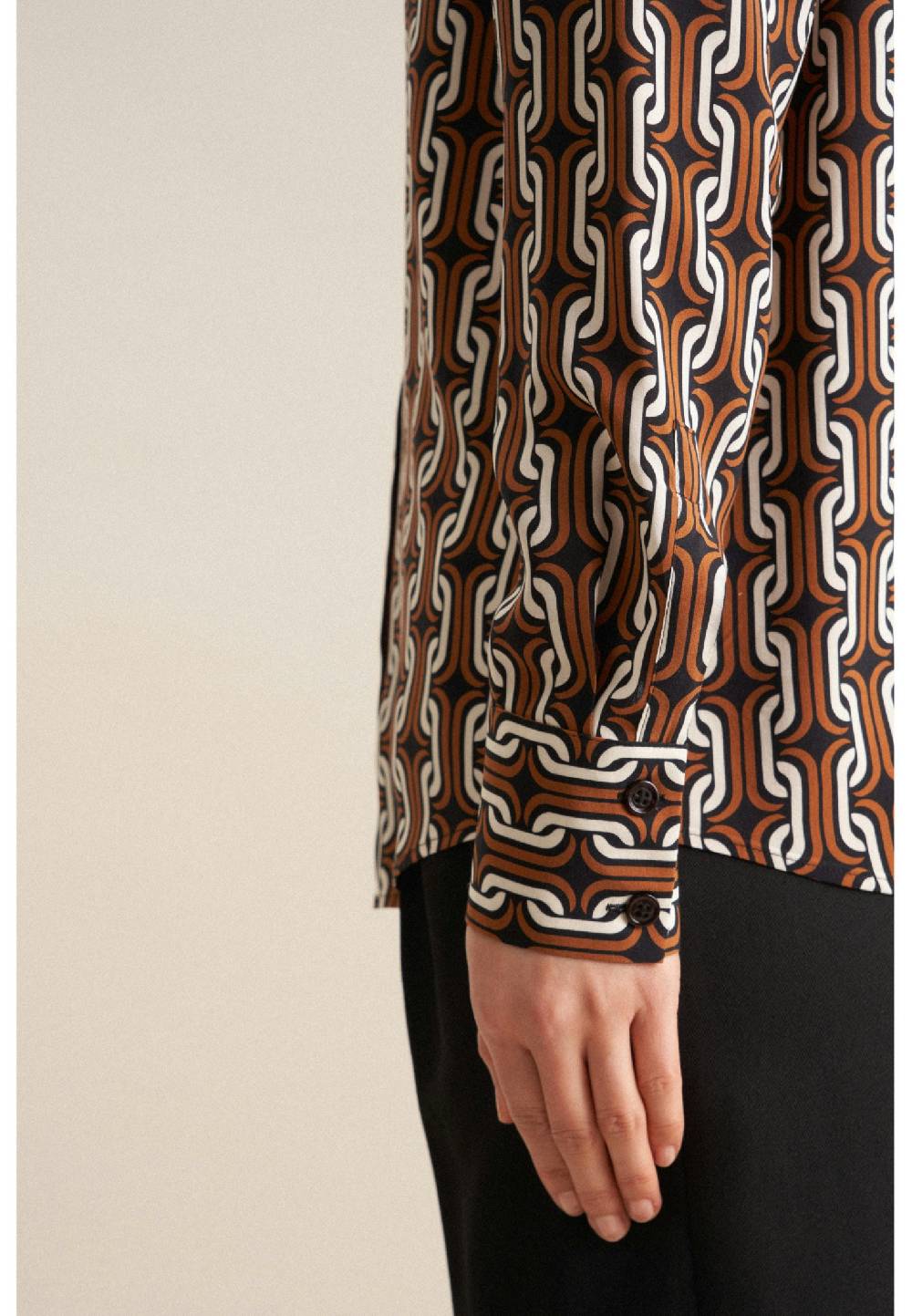 Studio Seidensticker Leinwandbindung Hemdbluse