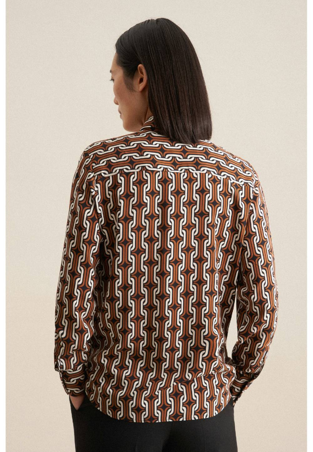 Studio Seidensticker Leinwandbindung Hemdbluse