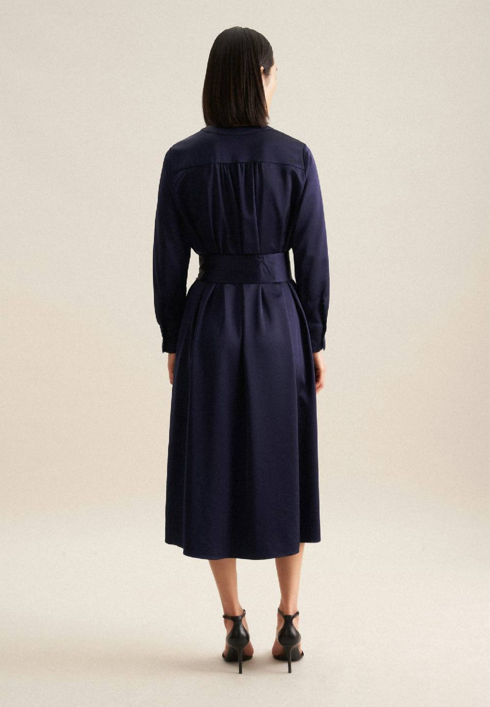 Studio Seidensticker Leinwandbindung Maxi Kleid