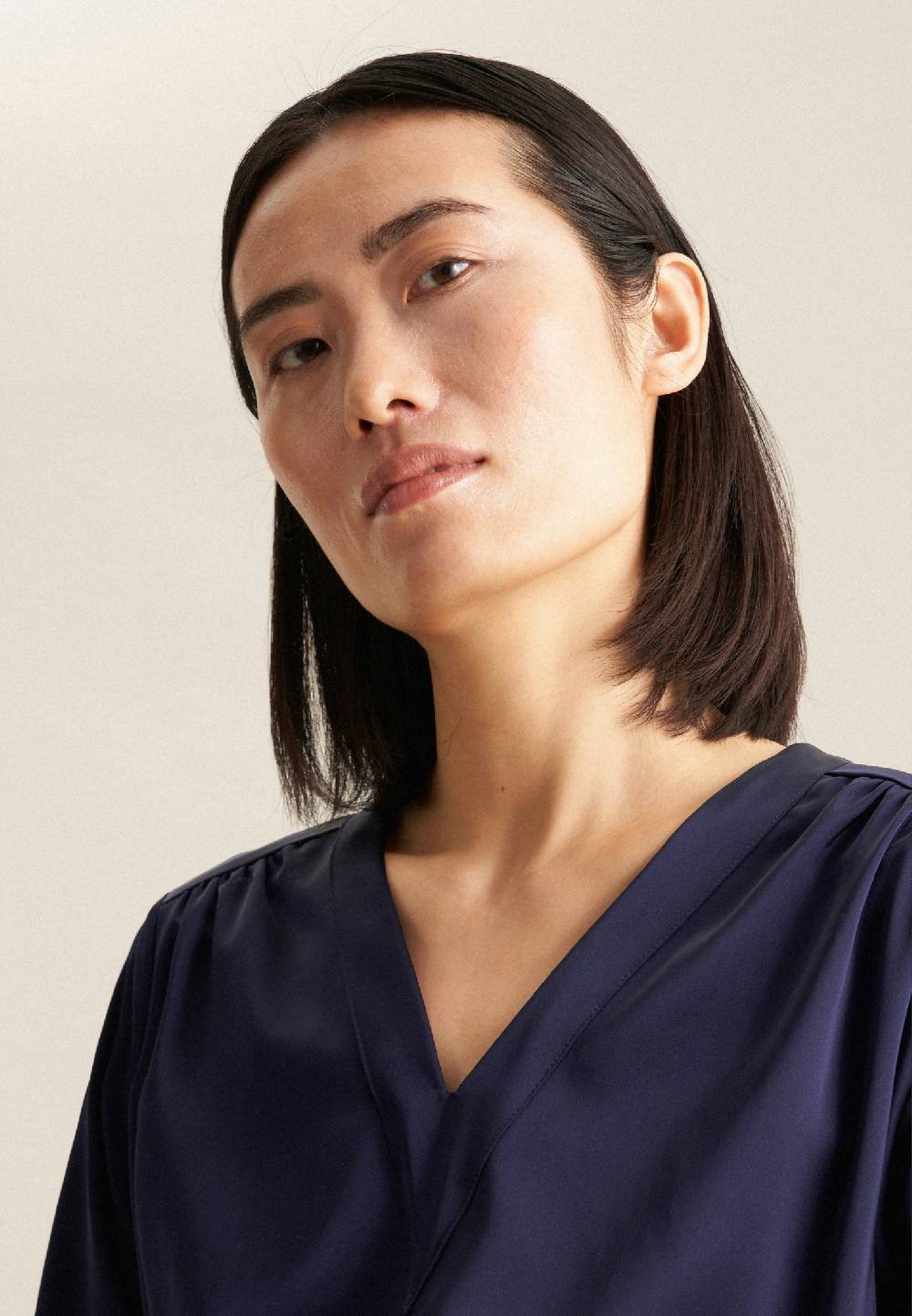 Studio Seidensticker Leinwandbindung Maxi Kleid