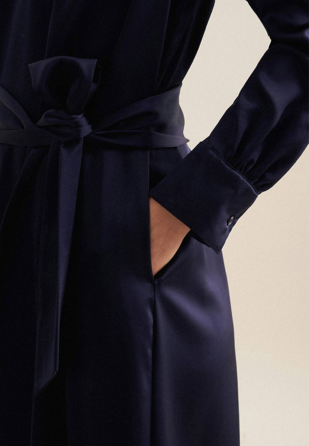 Studio Seidensticker Leinwandbindung Maxi Kleid