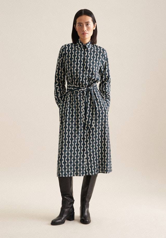 Studio Seidensticker Leinwandbindung Midi Kleid