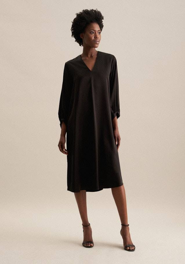 Studio Seidensticker Leinwandbindung Midi Kleid