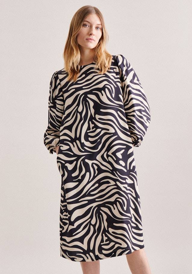 Studio Seidensticker Leinwandbindung Midi Kleid