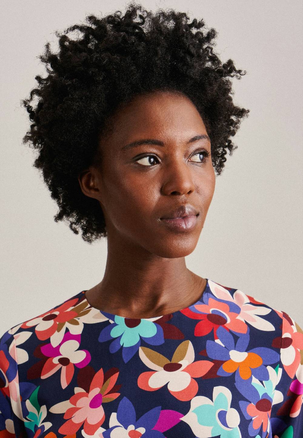 Studio Seidensticker Leinwandbindung Midi Kleid