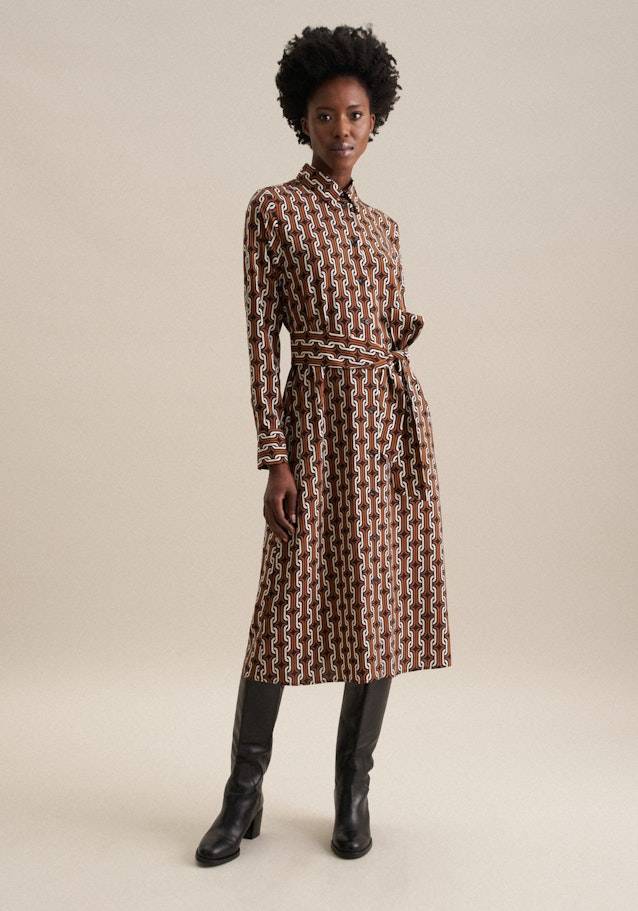 Studio Seidensticker Leinwandbindung Midi Kleid