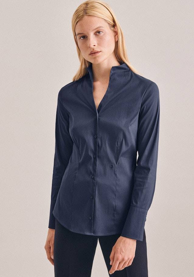 Studio Seidensticker Popeline Kelchkragenbluse