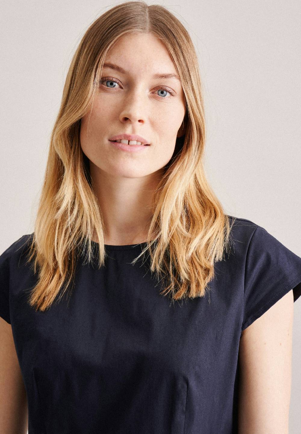 Studio Seidensticker Popeline Midi Kleid