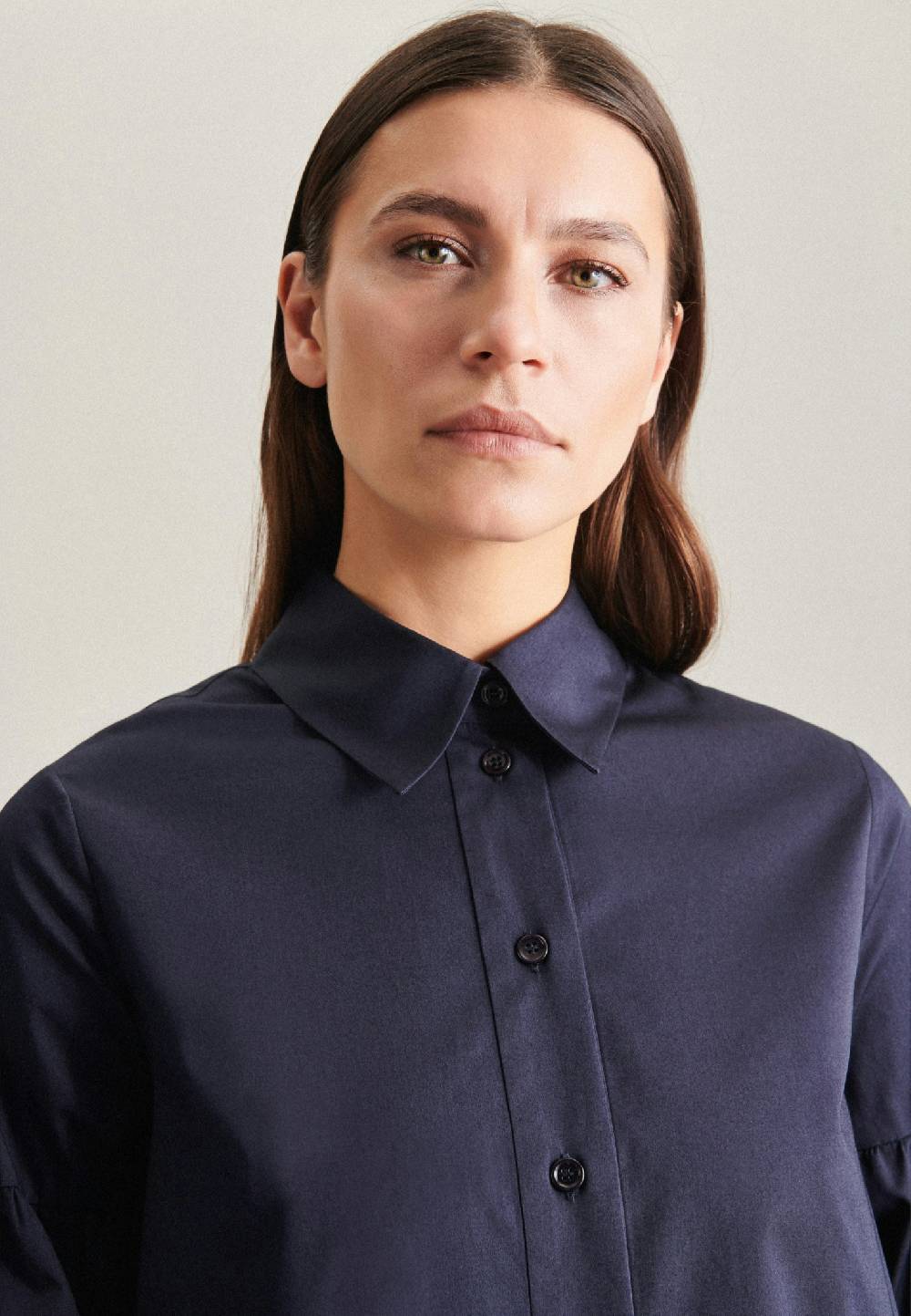 Studio Seidensticker Popeline Midi Kleid