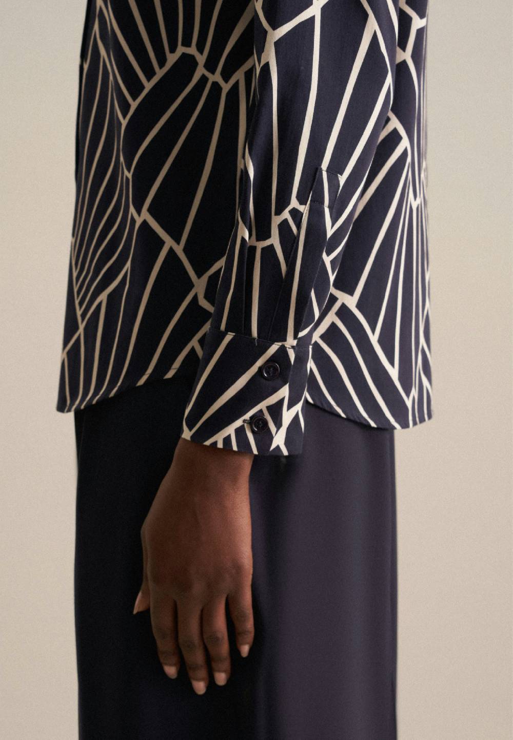 Studio Seidensticker Satin Hemdbluse