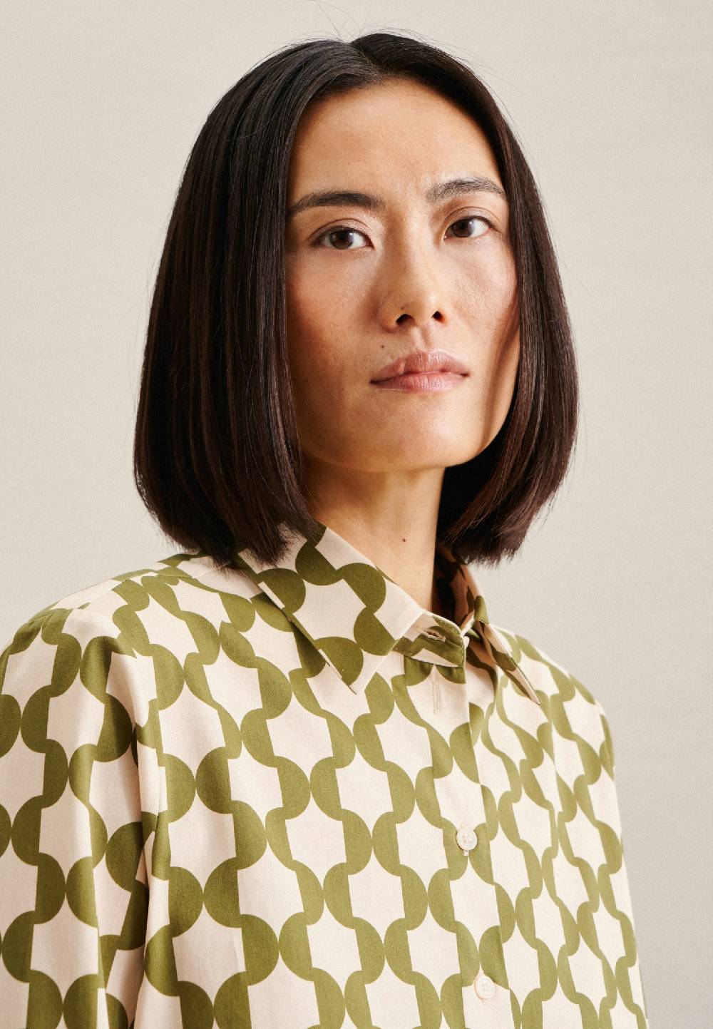 Studio Seidensticker Satin Hemdbluse