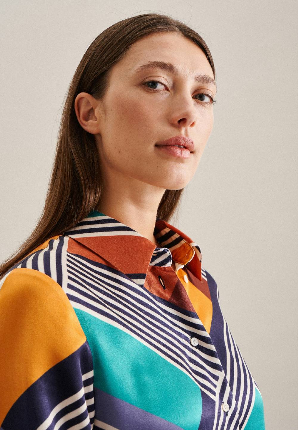 Studio Seidensticker Satin Hemdbluse