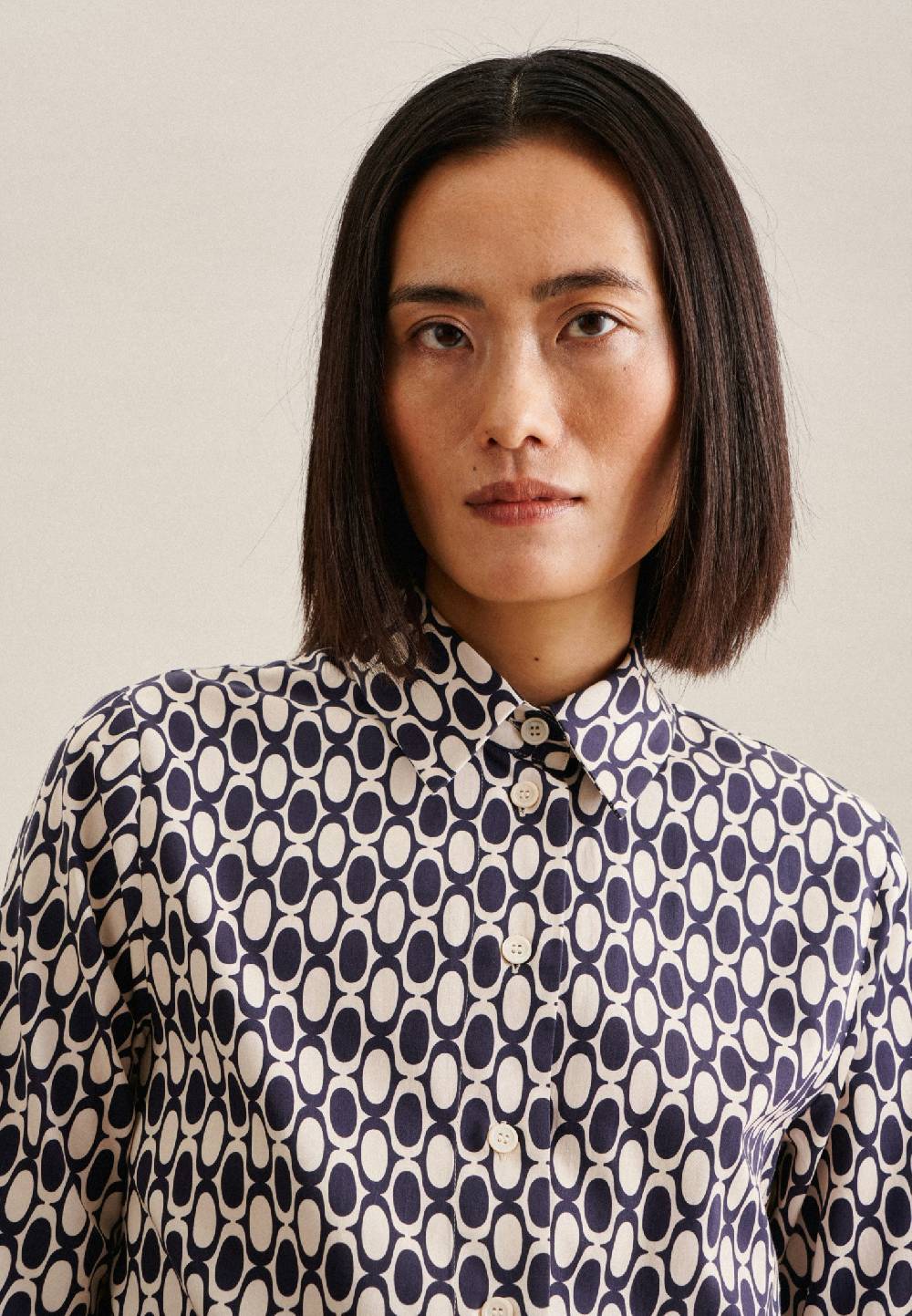 Studio Seidensticker Satin Hemdbluse