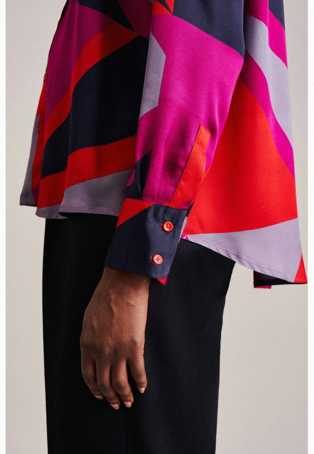 Studio Seidensticker Satin Hemdbluse