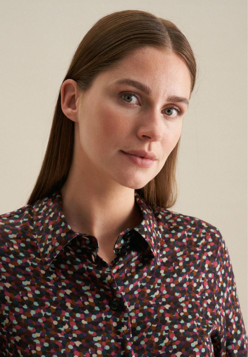 Studio Seidensticker Satin Hemdbluse