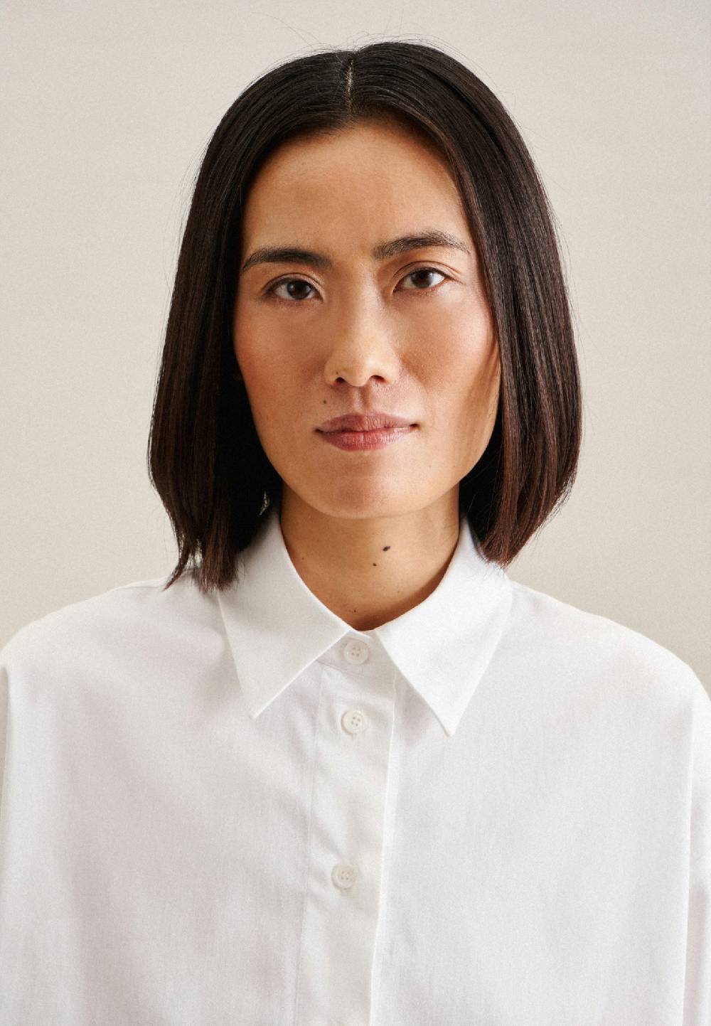 Studio Seidensticker Satin Hemdbluse