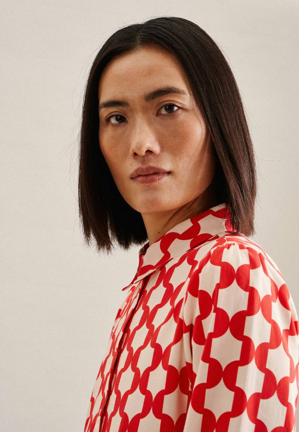 Studio Seidensticker Satin Maxi Kleid