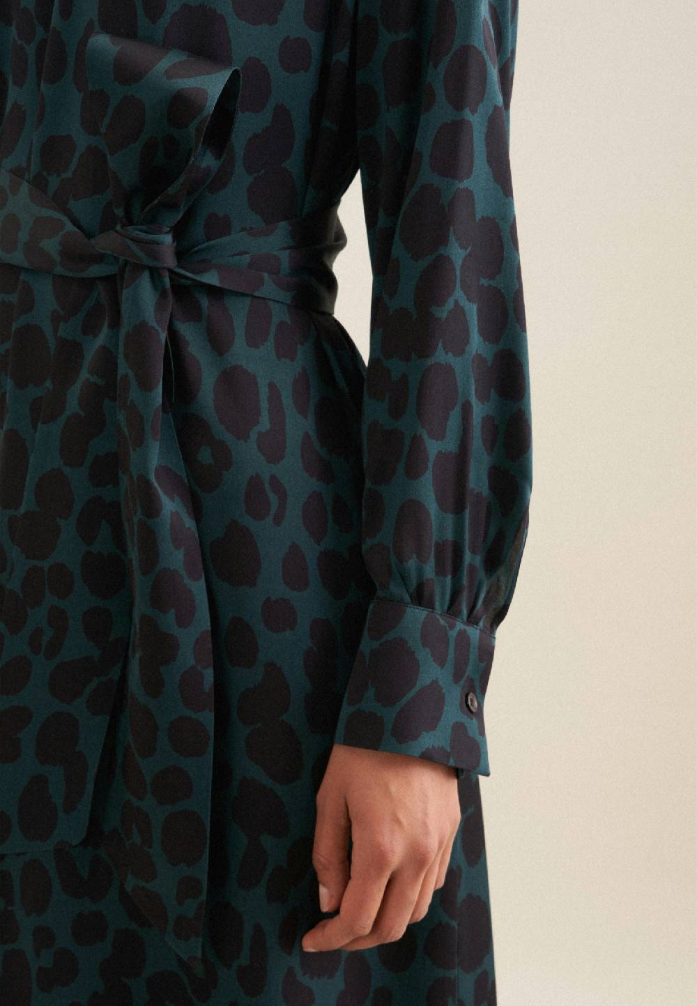 Studio Seidensticker Satin Maxi Kleid