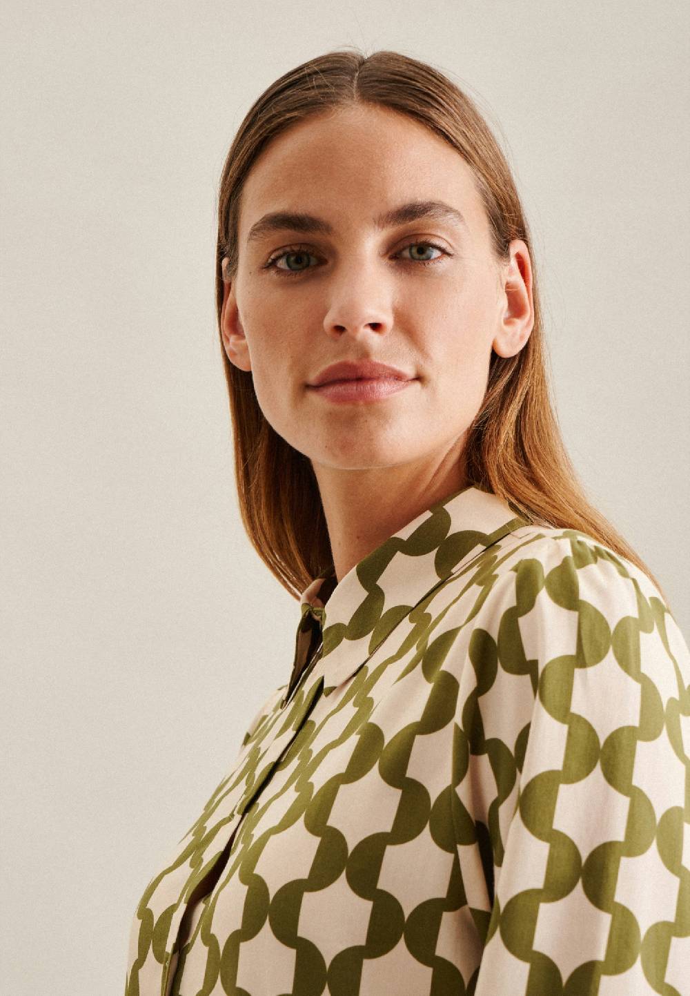 Studio Seidensticker Satin Maxi Kleid