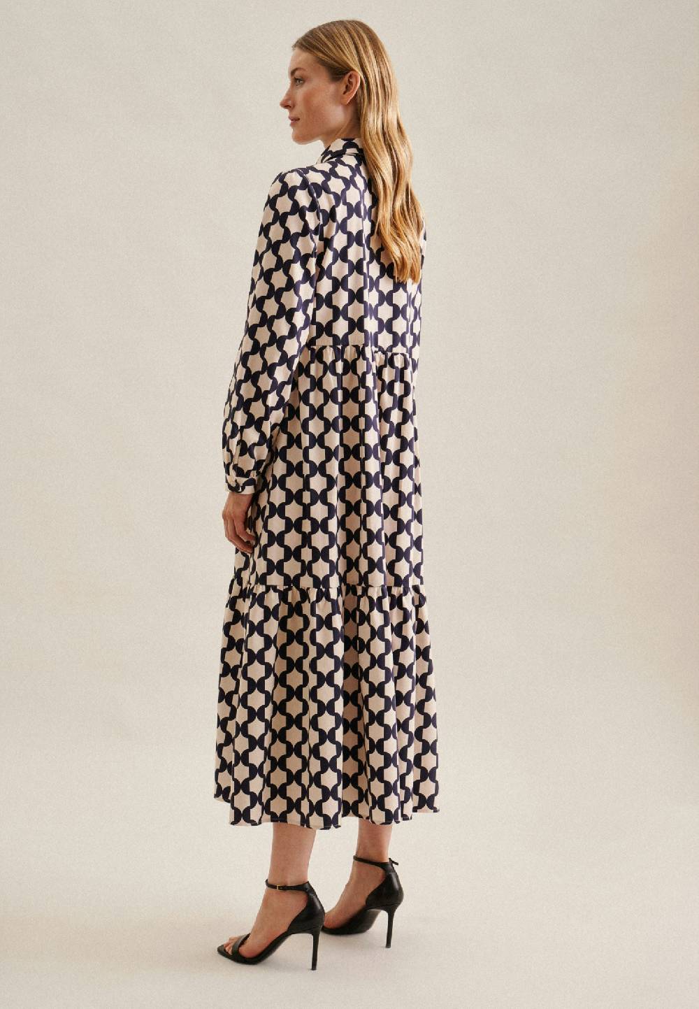 Studio Seidensticker Satin Maxi Kleid