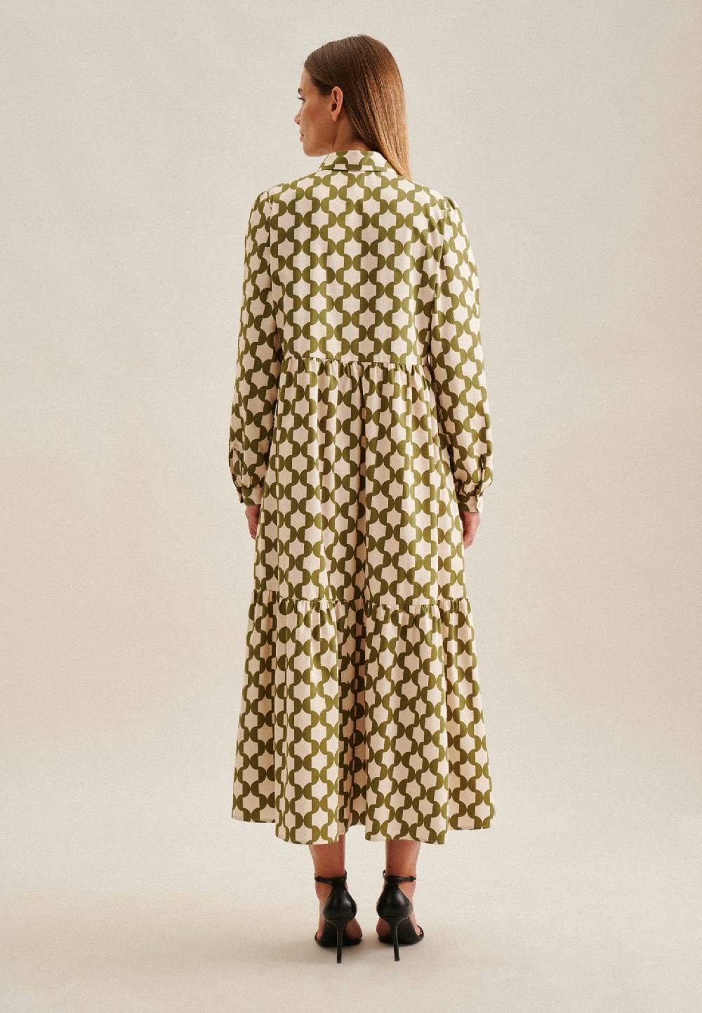 Studio Seidensticker Satin Maxi Kleid