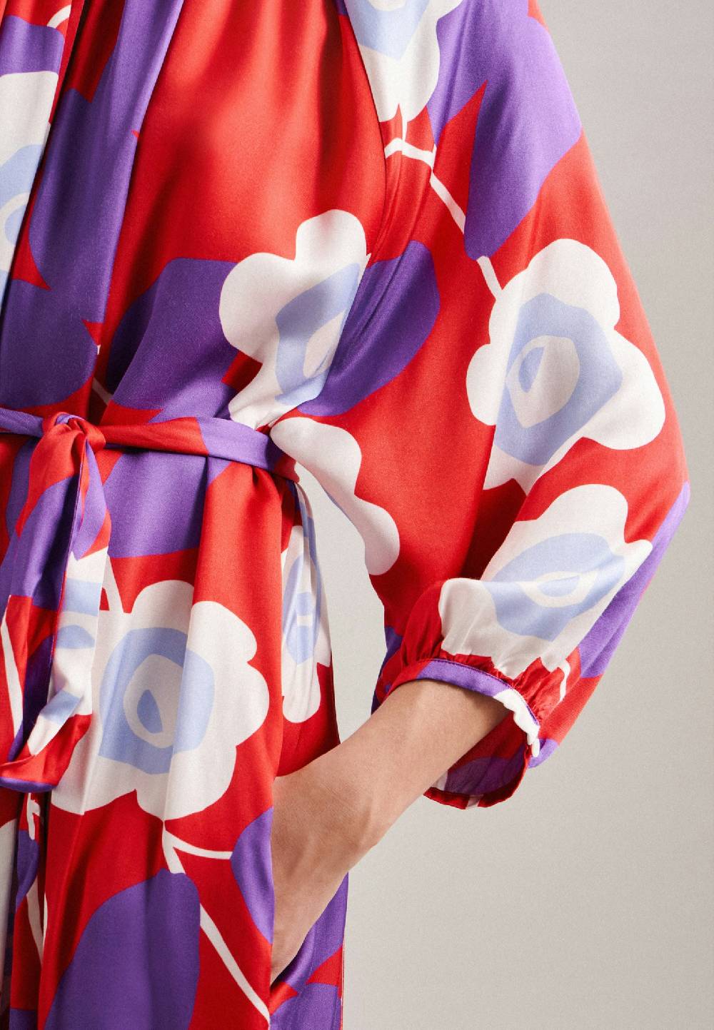 Studio Seidensticker Satin Maxi Kleid